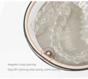 جهاز كمبيوتر مغناطيسي SHIMOYAMA طقم أسنان الأقواس حالة البكتيريا المقاومة للغبار منظم Aligner الأسنان - Product Image 5