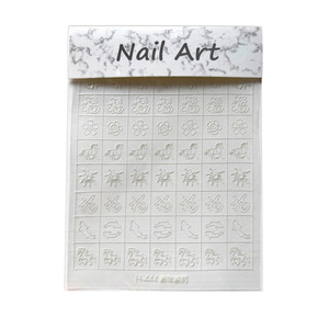 สติกเกอร์ติดเล็บลายม้าปีใหม่ ลายทองคำแท่ง สำหรับตกแต่งเทศกาล - Product Image 6