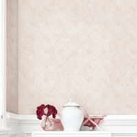 Papel Tapiz Vinílico de PVC con Patrón Geométrico Moderno, Decoración Clásica a Cuadros para el Hogar, Impermeable, Resistente a la Humedad y al Moho, para Hoteles y Entretenimiento