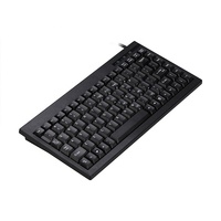 Keyboard Mini USB 2.0 Berkabel Berkualitas Tinggi Ultra Tipis Plug and Play untuk Desktop/Tablet Model Baru 0.45kg ACK595U-1-75f3