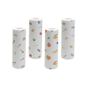 Hot-selling the Latest Product Super Water and Oil Absorption Lazy Rag Kitchen Tissue Rolls Reusable Paper <b>Towel</b> - Product Image 1