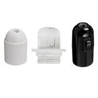Douille de lampe b22, livraison gratuite, noire, support d'ampoule étanche, en bakelite, 250V 5A