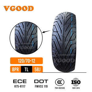 Roues et pneus de moto, pneus de moto, pneus Super Moto, pneus pour moto <span class=keywords><strong>120</strong></span> <span class=keywords><strong>70</strong></span> 12 - Product Image 1