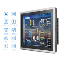 15 17.3 18.5 pouces système Android résistif tout en un PC IP65 étanche moniteur à écran tactile industriel