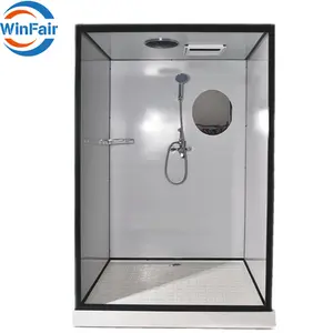 WinFair Low Cost All In One Shower Portable Prefabricated Bathroom Pods Mobile Modular Prefab Bathroom Unit