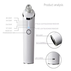Nettoyeur de pores électrique, extracteur de points noirs par aspiration avec enregistrement vidéo - Product Image 5
