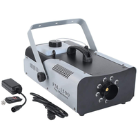 Machine à fumée à brouillard LED 3 en 1 RGB 9 pièces avec télécommande filaire 1500w pour scène, fête, divertissement, DJ, discothèque, boîte de nuit