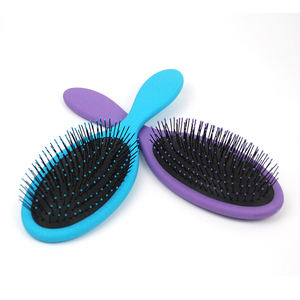 Cepillo personalizado para peluquería, mango de plástico, nailon, cabello húmedo, Original, desenretador, paleta de masaje de pelo, <span class=keywords><strong>Denmen</strong></span> - Product Image 3