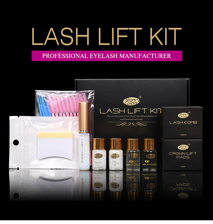 Роскошный набор для подтяжки ресниц, частная торговая марка, набор для быстрого подтяжки ресниц, набор для завивки ресниц