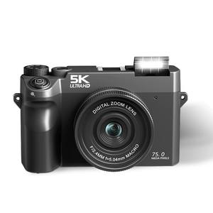 Cámara Digital HD 5K de 7500W con Zoom Digital 18X, WiFi, AF, Pantalla LCD de 3.0'', Luz LED CMOS, Cámara Portátil para Vlogging y Fotografía - Product Image 6