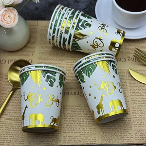 Vasos de papel para cumpleaños, primer cumpleaños, fiestas, uso doméstico y comercial, vasos desechables, buena calidad para el Año Nuevo Chino. - Product Image 4