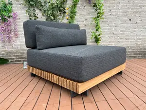 Conjunto de sofá moderno ao ar livre/jardim/pátio