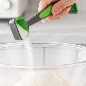 Juego de 4 Cucharas Medidoras de Plástico de Colores con Escala, Cucharas Medidoras Plegables Combinadas - Product Image 4