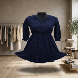 Vestido de Algodón para Mujer, Estilo Línea A, Casual, Fabricante OEM, Venta al Por Mayor al Mejor Precio - Product Image 5