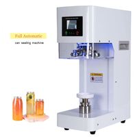 Machine de remplissage et de scellage automatique électrique à économie d'énergie pour canettes en aluminium, bouteilles en plastique et bidons de thé aux bulles