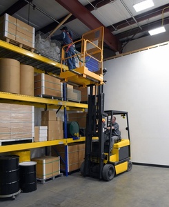 Opvouwbare Heftruck Veiligheidskooi Antenne Werkende Platforms Man Manden Voor Heftruck Werk Platform - Product Image 6