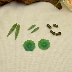 Latest <strong>Wholesale</strong> <strong>Fashion</strong> <strong>Jewelry</strong> <strong>Supplies</strong> Lotus Leaf Earrings Elegant <strong>Jewelry</strong> Findings &amp; Components - Product Image 1