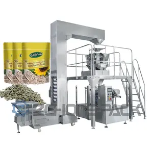 Ocho posición completamente automática máquina de llenado de Rotary equipos para frutas y vegetales semillas