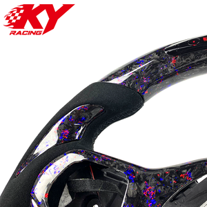 Pièces de modification automobile, volant sport en cuir avec LED et fibre de carbone forgée pour BMW G20 G22 G28 G30 G80 M240i 330i M340i - Product Image 2