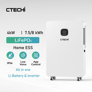 Batterie étanche IP54 IP65 avec contrôle par application BMS, hors réseau, 4kW 6kW 11kW 7.5kWh 8kWh 16kWh pour système solaire PT1500 16kWh - Product Image 1