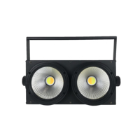 Blinder LED d'intérieur 2 yeux 200W blanc chaud blanc froid WW CW 2in1 COB LED Audience Blinder Light pour Stage Club