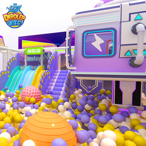 <span class=keywords><strong>Parque</strong></span> <span class=keywords><strong>de</strong></span> Juegos Interior con Temática Espacial, <span class=keywords><strong>de</strong></span> Espuma y Plástico, con Piscina <span class=keywords><strong>de</strong></span> Pelotas, Tobogán, Trampolín, Castillo Morado, <span class=keywords><strong>Parque</strong></span> <span class=keywords><strong>de</strong></span> Aventuras para Bebés - Product Image 2