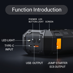 Nuevo Arrancador de Emergencia Portátil de 12V y 4000A con Logotipo OEM para Motocicletas, Automóviles y Camiones, Batería de 24000mAh - Product Image 5