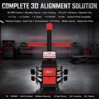 Alineador de Ruedas 3D Profesional GATmatic GA-600, Cámara de 5MP, Seguimiento Automático, Columna Móvil, Sistema de 4 Ruedas Móviles de 10-24 Pulgadas, Certificado CE