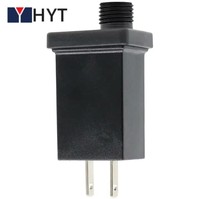 Alimentation électrique pour bande LED certifiée ETL, étanche IP44, 3V-29V, 3W-12W, adaptateur secteur DC avec prise PC pour décorations d'Halloween
