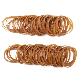 Thailand Factory Outlet 2 Inches Wide Rubber Band And Golden Brown Rubber Bands