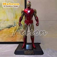 Sculpture personnalisée de Iron Man MK85 grandeur nature, statue de Iron Man MK85 pour la décoration