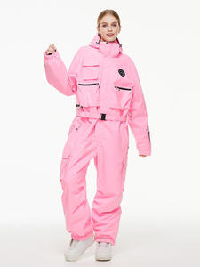 Nuova Tuta da <span class=keywords><strong>Sci</strong></span> con Cappuccio Unisex, Modello Ampio per <span class=keywords><strong>Uomo</strong></span> e Donna, Impermeabile con Isolamento in Piuma, Calda per Snowboard, con Cerniera - Product Image 2