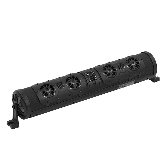 8 Marine Grade ABS Speakers Led Waterproof Dirtproof Boat Soundbar with for 5.3 for Boat Use