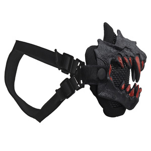 Hochatmungsaktiver Multifunktions-Skelett-Taktischer Gesichtsschutz aus TPE-Material, Schwarz Transparent, Sicherheits-Personenschutzausrüstung - Product Image 2