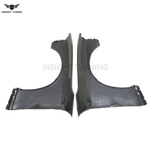 Guardabarros Delantero de Fibra de Carbono Real para <span class=keywords><strong>Dodge</strong></span> Challenger <span class=keywords><strong>Hellcat</strong></span> 2015-2018, Mejora al Estilo S-RT, Kit de Carrocería, Accesorios para Automóviles - Product Image 2