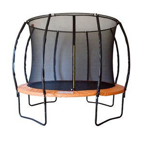 Funjump – <span class=keywords><strong>Trampoline</strong></span> d'extérieur pour enfant en bas âge, poteau incurvé personnalisé, Style renforcé, avec certificat GS, 10 pieds, 12 pieds, 14 pieds - Product Image 3
