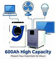 Sistema de Almacenamiento de Energía Solar Todo en Uno de 3.6kW con Batería de Litio de 600Ah, Sistema de Energía Solar Residencial Fuera de la Red