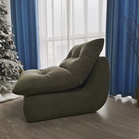 Canapé pouf en forme de chenille haut de gamme, confortable et doux, combinaison patchwork, fauteuil pouf pour salon