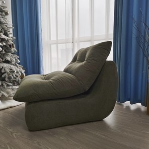 Sofá Puff Combinado de Estilo Patchwork, Suave y Cómodo, Nuevo Puff de Alta Gama, Sillón Reclinable Tipo <span class=keywords><strong>Oruga</strong></span> para Sala de Estar - Product Image 6