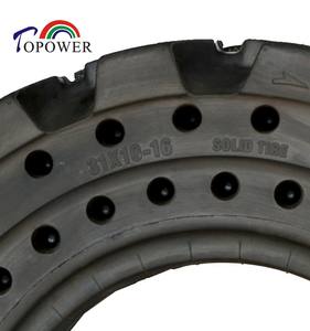 Roues et pneus tout-terrain, pièces détachées pour nacelles élévatrices, pneu plein en mousse PU 31X10-16 avec jantes - Product Image 3