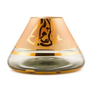 ฐานแก้ว Khalil Mamoon Amber Gold – ฐานชิชาสำรองขนาด 30 ซม. - Product Image 5