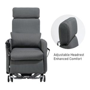 Fauteuil inclinable électrique à batterie avec fonction fauteuil roulant, fauteuil de mobilité pour personnes âgées, seniors, handicapés - Product Image 3