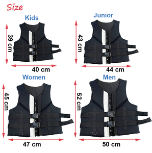 Vente en gros <span class=keywords><strong>Gilet</strong></span> de sauvetage en néoprène léger et résistant à la déchirure <span class=keywords><strong>Gilet</strong></span> d'<span class=keywords><strong>impact</strong></span> pour adulte pour le ski de natation flottant en plein air - Product Image 6