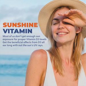 Integratore Vitaminico VitaHall Premium Vitamina <span class=keywords><strong>D3</strong></span> 5000 UI <span class=keywords><strong>D3</strong></span> Colecalciferolo Capsule di Vitamina <span class=keywords><strong>D3</strong></span> Facili da Inghiottire - Product Image 5