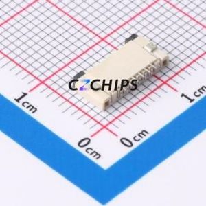 FPC-1.0FX-6PWCR-H20 FFC/FPC Connector SMD,P=1mm,Horizontal Mount Connector Flip Cover Type Bottom Contact 6P 1mm - Product Image 2