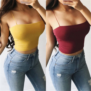 Sexy Womens Slim and Fit Sexy V Neck <b>Beading</b> <b>Tops</b> Tank Crop Shirt Bustier Vest Crop <b>Top</b> Bralette Blouse Bra - Product Image 4