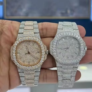 Reloj Mecánico Miyota de Acero Inoxidable con Cristal de Zafiro, Estilo Hip-Hop, Resistente al Agua 3BAR, con Indicador de Fecha y Reserva de Energía - Product Image 1