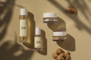 GINGER6 Daily Use Vegan <b>Skin</b> Care Gift Set 6PCS with Toner Serum Moisturizer <b>Cream</b> for Hydration Long Lasting <b>Glow</b> - Product Image 6