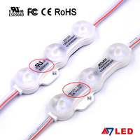 Garantie de 5 ans Module LED 3 pièces SMD2835 12V 1.2W 120lm IP68 pour lettres de canal Certifié Samsung LED /CE