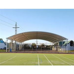 Structure de toit préfabriquée en acier pour terrain de tennis extérieur en PVDF, abri de stade sportif, tente de court de tennis pour salle de tennis - Product Image 4